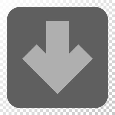 Yuvarlatılmış Kare düğme aşağı ok