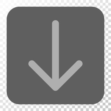 Yuvarlatılmış Kare düğme aşağı ok