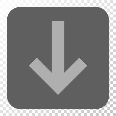 Yuvarlatılmış Kare düğme aşağı ok