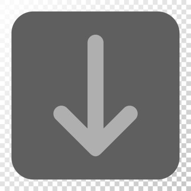 Yuvarlatılmış Kare düğme aşağı ok