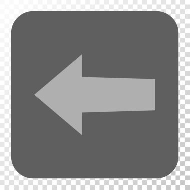 Ok sol yuvarlak kare düğme