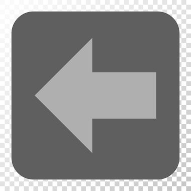 Ok sol yuvarlak kare düğme