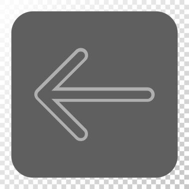 Ok sol yuvarlak kare düğme