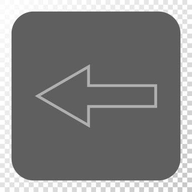 Ok sol yuvarlak kare düğme