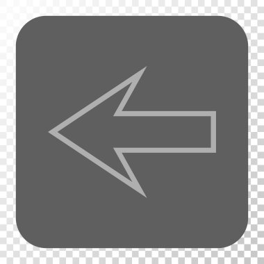 Ok sol yuvarlak kare düğme