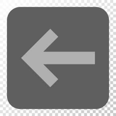 Ok sol yuvarlak kare düğme