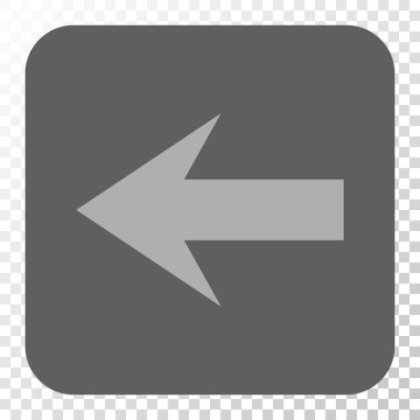 Ok sol yuvarlak kare düğme