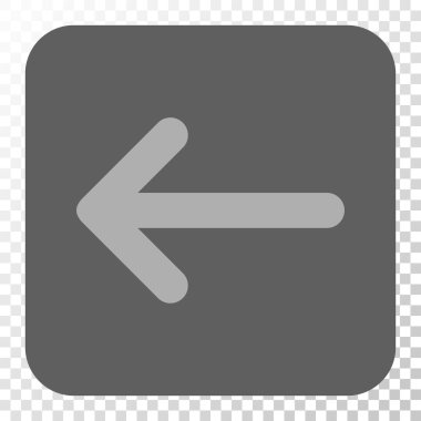 Ok sol yuvarlak kare düğme