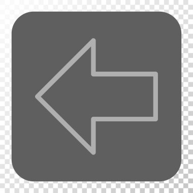 Ok sol yuvarlak kare düğme