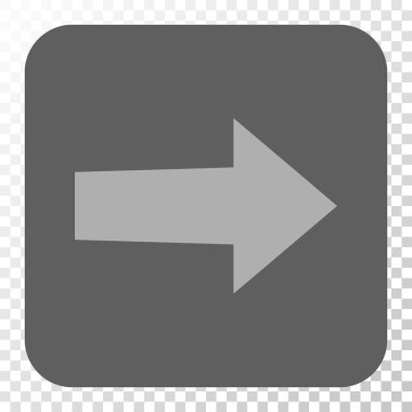 Ok sağ yuvarlak kare düğme