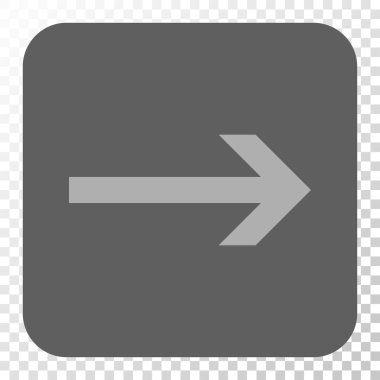 Ok sağ yuvarlak kare düğme