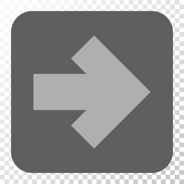 Ok sağ yuvarlak kare düğme