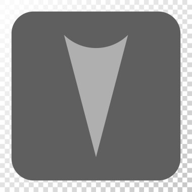 Ok ucu yuvarlatılmış kare düğmesini basılı