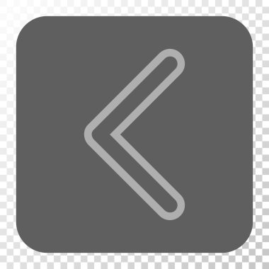 Ok ucu sol yuvarlak kare düğme