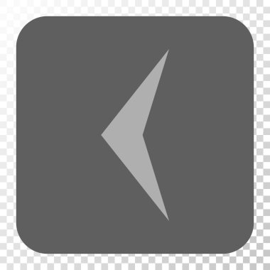 Ok ucu sol yuvarlak kare düğme