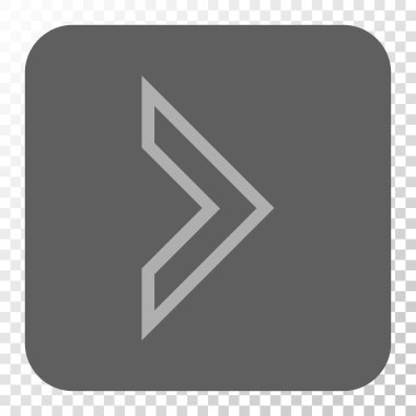 Ok ucu sağ yuvarlak kare düğme