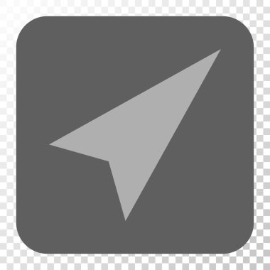 Kare düğme ok ucu sağ-yukarı yuvarlanır