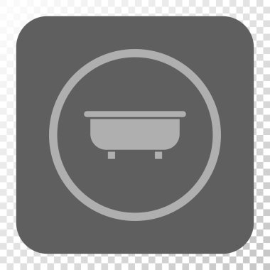 Küvet yuvarlak kare düğme