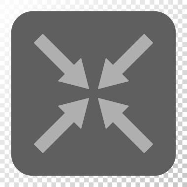 Merkezi okları yuvarlak kare düğme