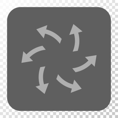 Santrifüj okları yuvarlak kare düğme