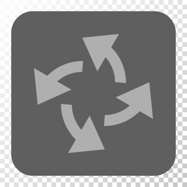 Santrifüj okları yuvarlak kare düğme