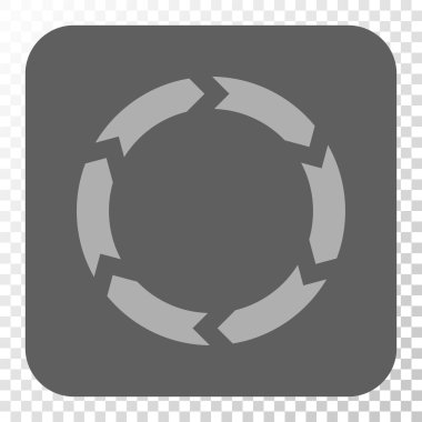 Dolaşım yuvarlak kare düğme