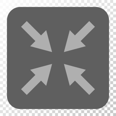 Oklar yuvarlak kare düğmeye basmak