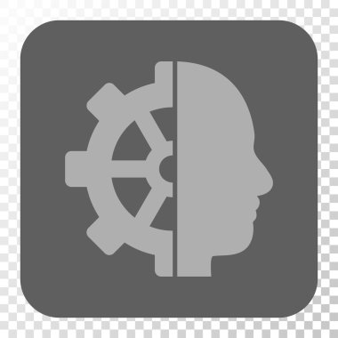 Cyborg dişli yuvarlak kare düğme