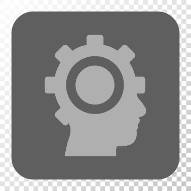 Cyborg dişli yuvarlak kare düğme