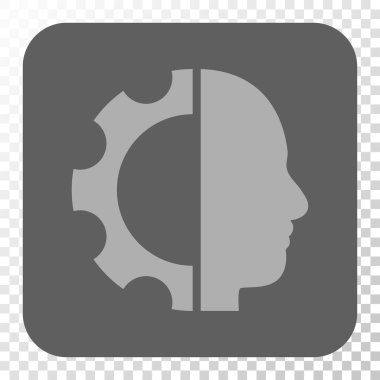 Cyborg dişli yuvarlak kare düğme