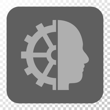 Cyborg dişli yuvarlak kare düğme