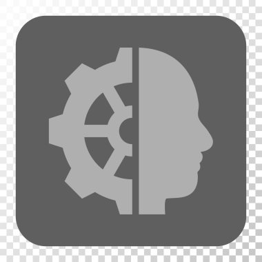 Cyborg dişli yuvarlak kare düğme