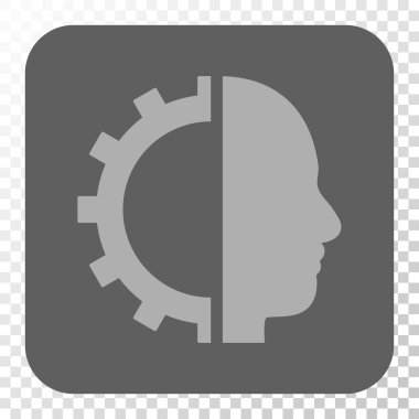 Cyborg dişli yuvarlak kare düğme