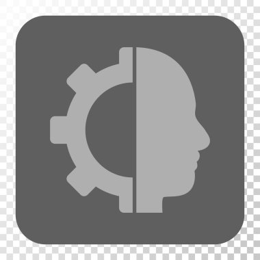 Cyborg dişli yuvarlak kare düğme