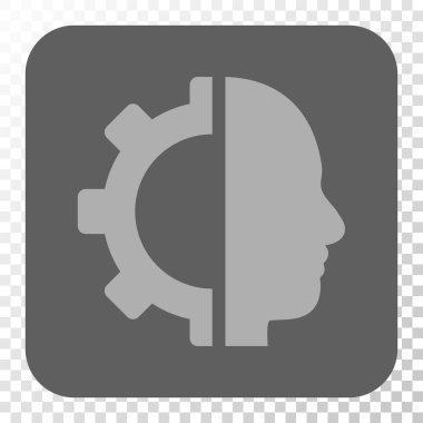 Cyborg dişli yuvarlak kare düğme