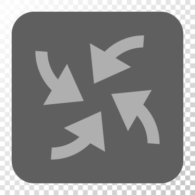 Siklon okları yuvarlak kare düğme