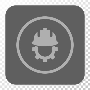 Geliştirme kask yuvarlak kare düğme