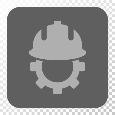 Geliştirme kask yuvarlak kare düğme