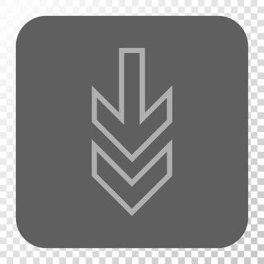 Yuvarlatılmış Kare düğme aşağı yön