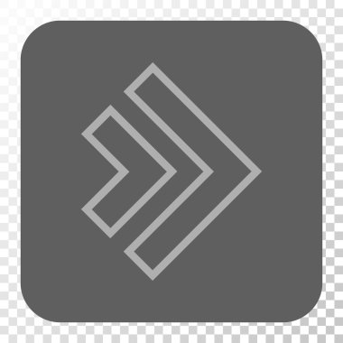 Yön sağ yuvarlak kare düğme