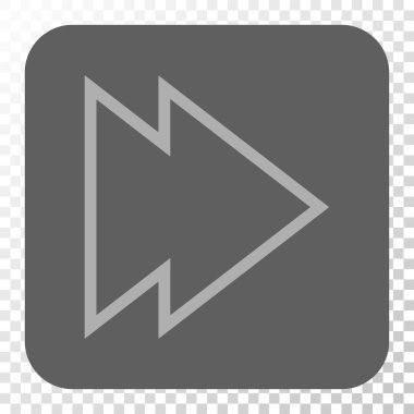 Yön sağ yuvarlak kare düğme