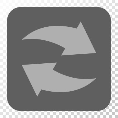 Exchange okları yuvarlak kare düğme