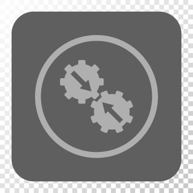 Dişli Tümleştirme yuvarlak kare düğme