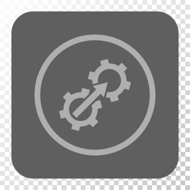 Dişli Tümleştirme yuvarlak kare düğme