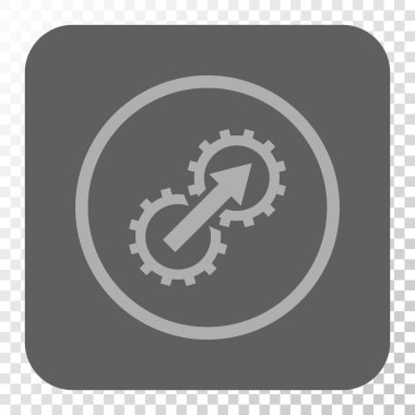 Dişli Tümleştirme yuvarlak kare düğme