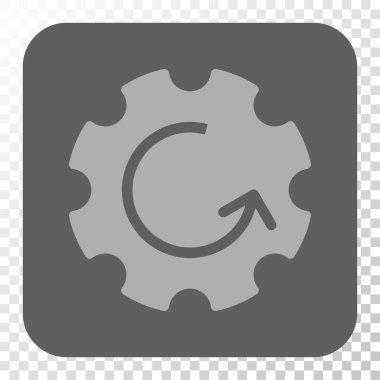 Dişli döndürme yuvarlak kare düğme