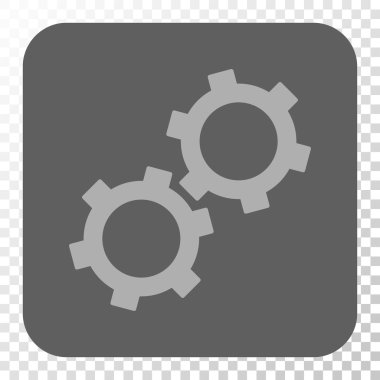 Gears'ı yuvarlak kare düğme