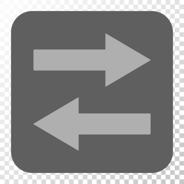 Yatay Çevir okları yuvarlak kare düğme