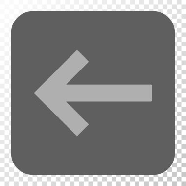 Sol ok yuvarlak kare düğme