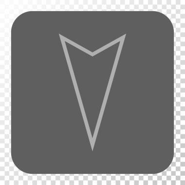 İşaretçiyi yuvarlatılmış kare düğmesini basılı